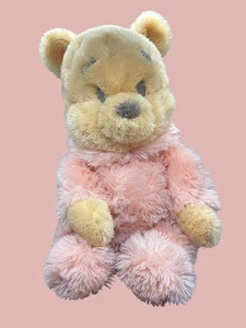 Walt Disney Winnie The Pooh Pink Color Shaggy Stuffed Plush Long Pile 18” - Picture 1 of 8