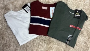 Boys Lot Of 3 Long Sleeve T Shirts Size M (8) NWT - Picture 1 of 9