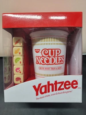 YAHTZEE Cup Noodles Dice Game Ramen Collectible Toy NEW! - Image 1 of 2