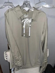 First Tactical Long Sleeve Shirt Size Xl Silver Tan New Conceal Carry Army Gorpc - Picture 1 of 5