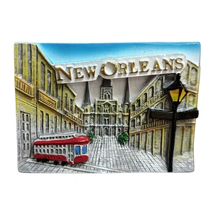 USA New Orleans Fridge Magnet Refrigerator Sticker Home Resin Souvenir - Picture 1 of 5