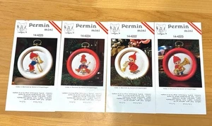 Permin Mini 14-4225/4224/4223/4222 Cross-Stitch Charts Only - Picture 1 of 8