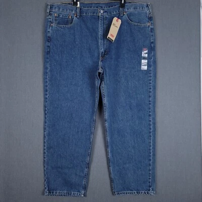 Levis 505 Jeans Mens 48x30 Medium Stonewash Relaxed Fit Denim - Image 1 of 4