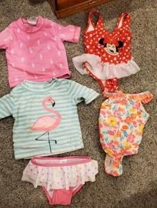 Girls 12 Month Swimsuit Bundle - Picture 1 of 3