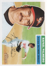 2005 Topps Heritage Baltimore Orioles Baseball Card #303 Rafael Palmeiro