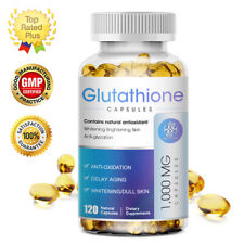 Glutathione Capsules Pills Anti-Aging Wrinkle Remover Skin Whitening Antioxidant