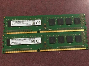 Micron 8GB (2x4GB) PC3L-12800u DDR3-1600MHz 1Rx8 Non-ECC - Picture 1 of 2