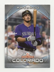 Nolan Arenado Colorado Rockies 2020 Topps National Baseball Card Day #10 - Picture 1 of 2