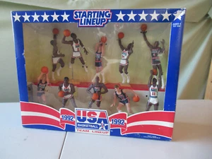 Kenner 1992 Basketball Startaufstellung Figuren neuwertig in ungeöffneter Originalverpackung - Bild 1 von 9
