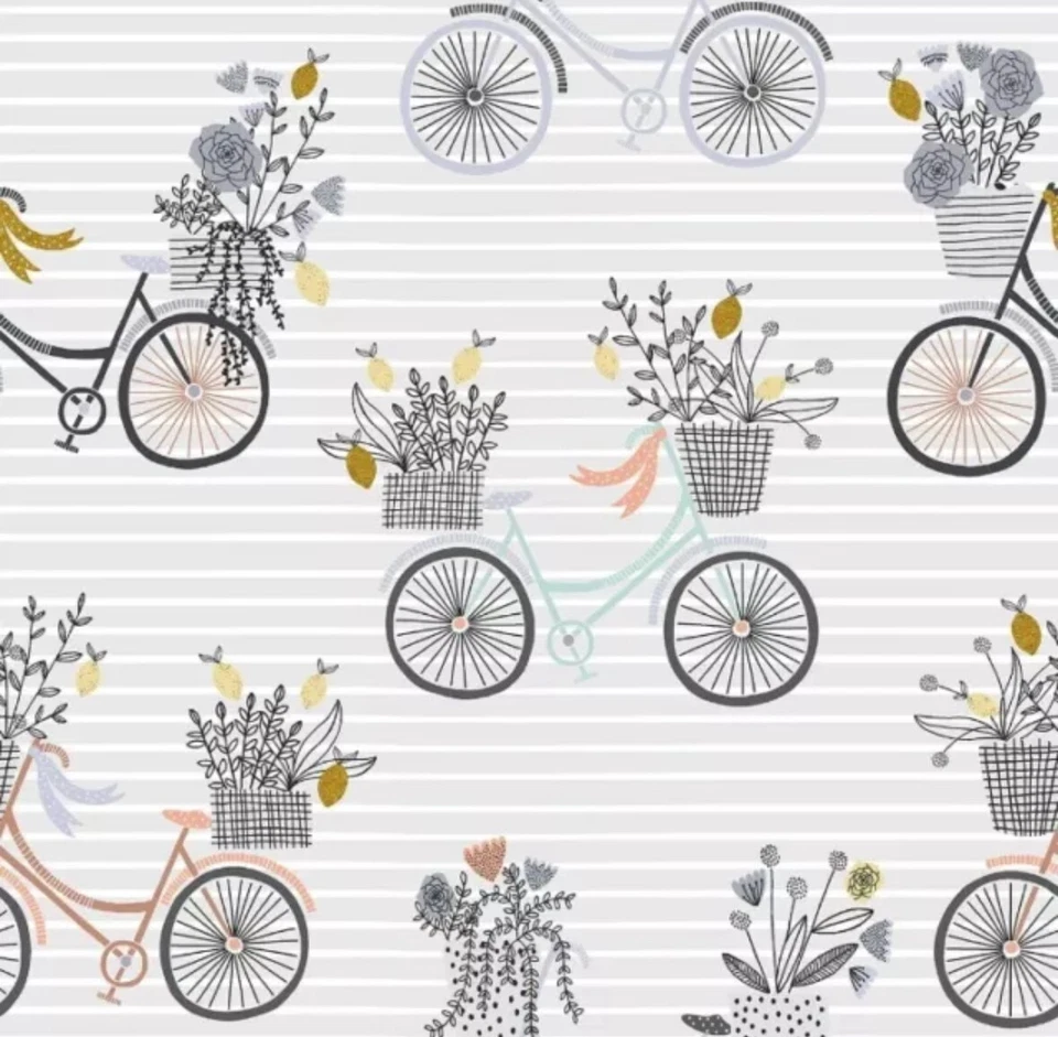 Summer In The Cotswolds Evening Ride English Hyacinth Fabric, By The Yard - Image 1 of 2