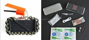 MINI Pocket EDC Kit de Paracord de Arranque de Fuego y Pesca. Senderismo/mochilería/barco - Imagen 1 de 5