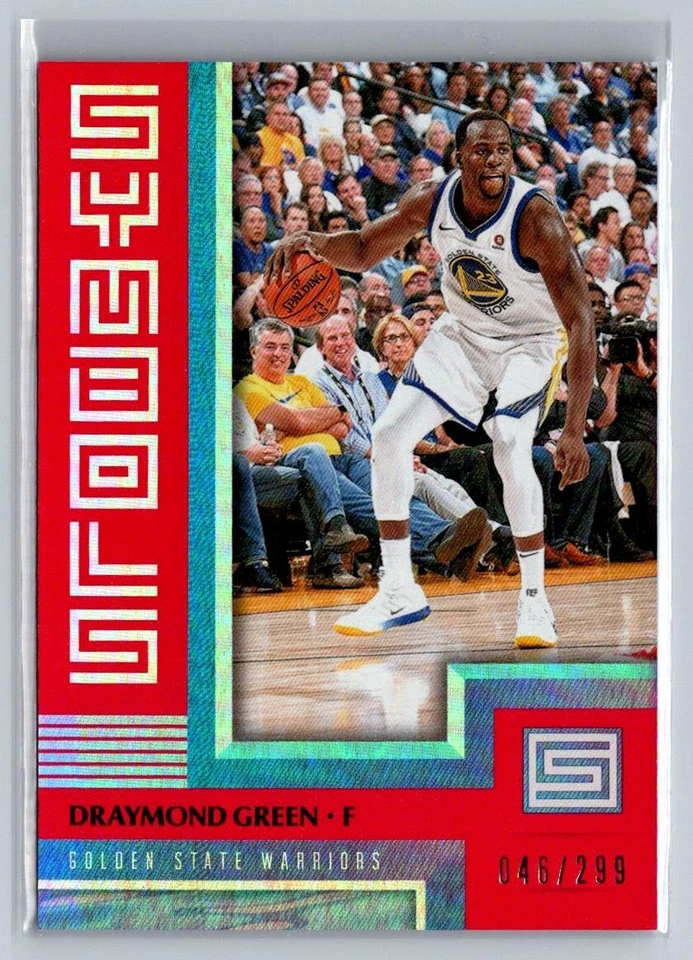 2017-18 Panini Status Symbols Pink /299 Draymond Green #4 - Image 1 of 2