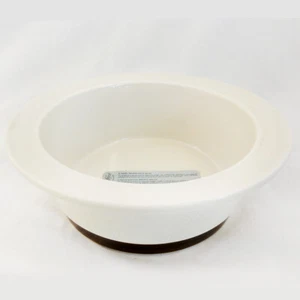 FORMA BROWN by Rorstrand Round Serving Bowl 9" small chip NEW NEVER USED Sweden - Bild 1 von 5