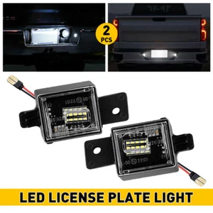 For 2014-2018 Chevy Silverado GMC Sierra Bright White 15LED License Plate Lights - Foto 1 di 16