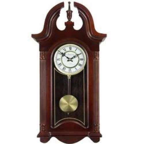 Bedford Clock Collection 26.5 Colonial Mahogany Cherry Oak Finish Chiming Wall C