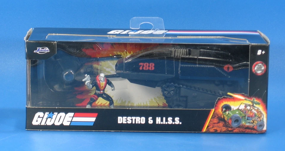 G.I. Joe Destro and H.I.S.S. Tank JadaToys 2022 Hasbro Metal Hollywood Rides