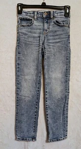 OLD NAVY- BOYS Karate Slim Built in Flex Max Asid wash blue jeans sz 7 - Picture 1 of 4