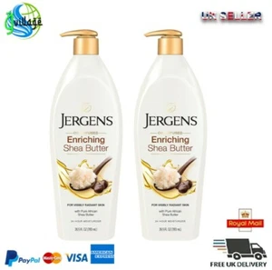 2 x Jergens Sheabutter Tiefenpflege Feuchtigkeitscreme, 16,8 flüssige Unze - Bild 1 von 5