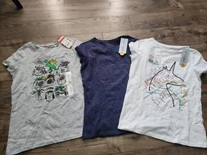 NWT Girls Lot of 3 Pieces Size 7/8 Medium Cat & Jack Tops Unicorn - Picture 1 of 4