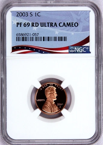 2003-S Lincoln Cent Graded PF69RD Ultra Cameo by NGC Cover