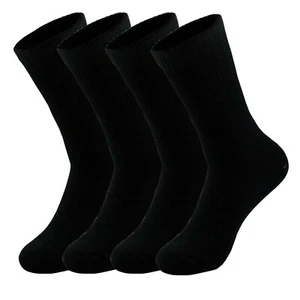 3 6 9 12 Paar Herren Sport Sport Sport Arbeit Baumwolle Crew solide Socken Größe 9-11 10-13 - Bild 1 von 5