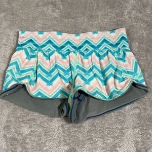 Ivivva by Lululemon Girls Reversible Chevron Shorts Size 14 Multicolor - Picture 1 of 11