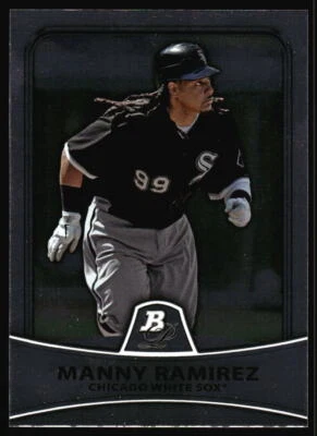 2010 Bowman Platinum Manny Ramirez #43 Chicago White Sox - Image 1 of 2