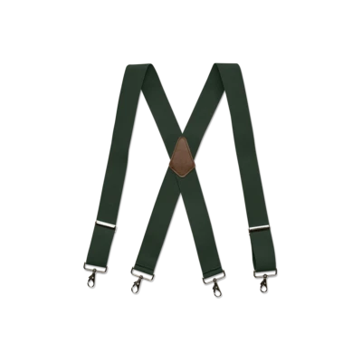 Tirantes para hombre - Lazo para cinturón, varios colores, estilo X, broches de presión cromados, hechos en EE. UU. Foto 1 de 4