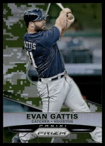2015 Panini Prizm #63 Evan Gattis Camo Prizms - Picture 1 of 2