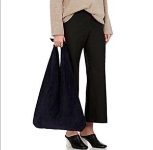 The Row Black Suede Bindle Tote Bag Purse - Picture 1 of 4