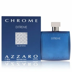 Chrome Extreme Men's Cologne By Azzaro 3.4 oz/100ml Eau de Parfum Spray - Picture 1 of 4