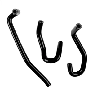 Black For Toyota Tundra Sequoia V8 4.7L 4.7 LHD 00-06  Silicone Heater Hoses Kit - Picture 1 of 12