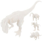 16 Pcs Werkzeugkasten Für Kinder Selbst Bemalter Dinosaurier Modell