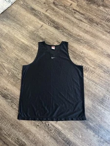Vintage Nike Team Sports Center Swoosh schwarz Basketball Trikot Tank XL USA Made - Bild 1 von 7