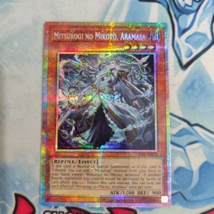 Yugioh Asian English Mitsurugi No Mikoto, Aramasa CR09-AE078 PSE Original - Picture 1 of 2