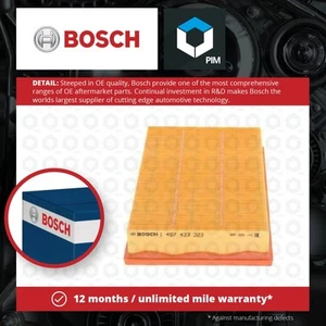 2x Air Filters fits FORD FOCUS Mk2 1.8 06 to 08 Q7DA Bosch VP3M5U9601AA 1232496 - Picture 1 of 6