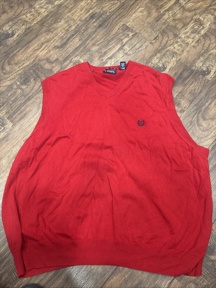 Chaleco rojo chaps ralph lauren 4xb Foto 1 de 1