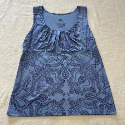 Camiseta sin mangas Patagonia Bandha para mujer azul cachemira talla grande elástica Foto 1 de 4