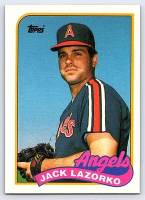 1989 Topps #362 Jack Lazorko California Angels - Image 1 of 2