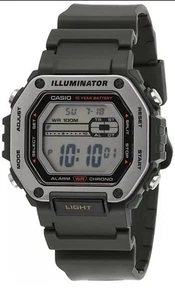 Casio LED Illuminator 10-Year Battery 1/100 Second Stop Watch Men's Watch - Picture 1 of 8