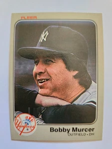 1983 FLEER BOBBY MURCER #390 NM - Picture 1 of 1
