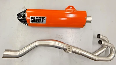 Sistema de tubo de escape completo HMF Performance naranja/negro Euro Cap KTM 450 525 XC Foto 1 de 4