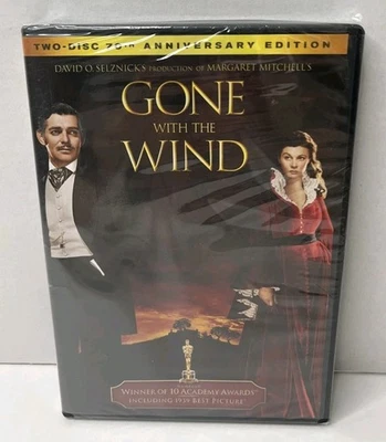 Gone with the Wind (DVD, 2009, 2-Discs) 70th Anniversary Edition - New/Sealed  - Image 1 of 4
