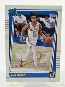 Tre Mann 2021-22 Panini Donruss Rated Rookie #218 OKC Thunder RC - Picture 1 of 2