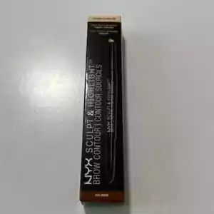 NYX Sculpt Highlight Brow Contour Duo Pencil Full Sz SHBC06 Espresso/Light Beige - Picture 1 of 4