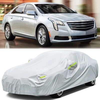 Portable Car Cover Rain Frost Snow Dust UV Waterproof For Cadillac XTS BLS CT6 Foto 1 de 4