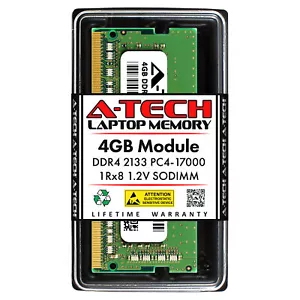 4GB DDR4 1Rx8 PC4-17000S SODIMM HP 854977-800 Equivalent Laptop Memory RAM 1x - Picture 1 of 7