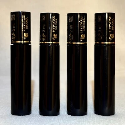 4x Máscara de pestañas Lancome Hypnose Drama en negro excesivo MINI 0,06 oz, 2 ml nueva sin caja Foto 1 de 2