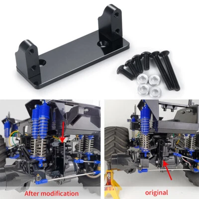 AXSPEED Alu Servo-Halterung für RC 1/10 Tamiya Clod Buster 4×4×4 Monster Truck - Bild 1 von 4
