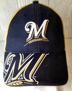 Gorra de béisbol ajustable de pana de 2 tonos Milwaukee Brewers 47 marca MLB - Imagen 1 de 5